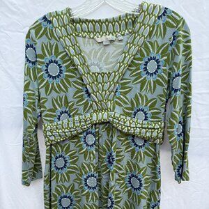 Boden 3/4 sleeve jersey V-neck tunic